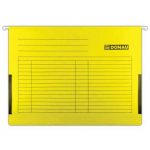 Závesný obal Donau s bočnicami žltý / 25ks