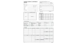 Záznam o zdraví a chorob.dieťaťa A4 4-l.