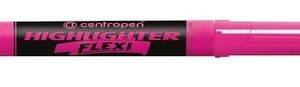 Zvýrazňovač Centropen 8542 FLEXI ružový