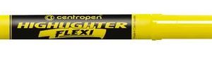 Zvýrazňovač Centropen 8542 FLEXI žltý
