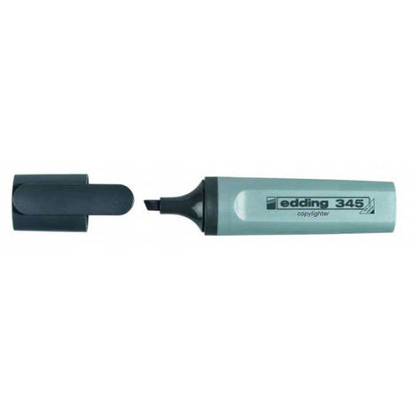 Zvýrazňovač Edding 345 šedý