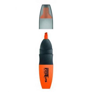 Zvýrazňovač Focus oranžový