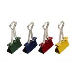 Klipy "BINDER" 19mm farebný /12ks