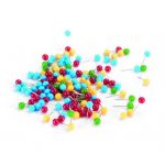 Špendlíky guľaté špendlíky 6 mm x 15 mm/200 ks mix