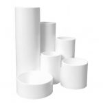 Stojan na perá Polytube biely