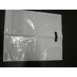 Taška LDPE s výsekom 45x55 cm biela