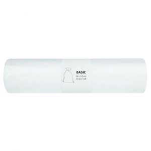 Vrecia 120l 25ks, transp, HDPE, 23my ALUFIX