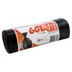 Vrecia 64x71 čierne HDPE 60L/20ks ALUFIX