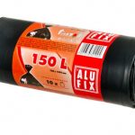 Vrecia na odpad 150L/10ks 40my,78x105cm čierne LDPE