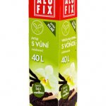 Vrecia s vôňou 40l/12ks 53x60cm v krabičke - čierny čaj s vanilkou ALUFIX