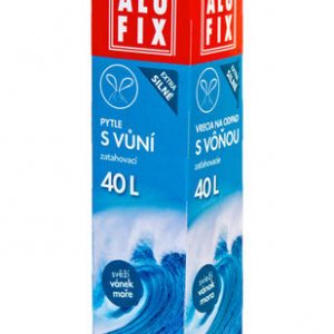 Vrecia s vôňou 40l/12ks 53x60cm v krabičke - svieži morský vánok 18my ALUFIX