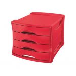 Zásuvkový box Esselte Europost VIVIDA červený