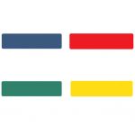 Páska PVC, Tarifold, prúžok na podlahu, 200x50mm - modrá/10ks