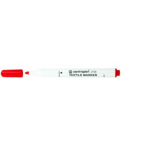 Popisovač Centropen 2739 na textil červený