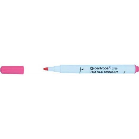 Popisovač Centropen 2739 na textil ružový