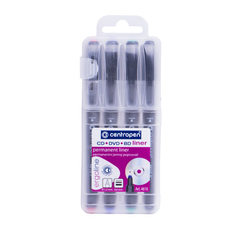 Popisovač Centropen 4616/4 CD - LINER sada