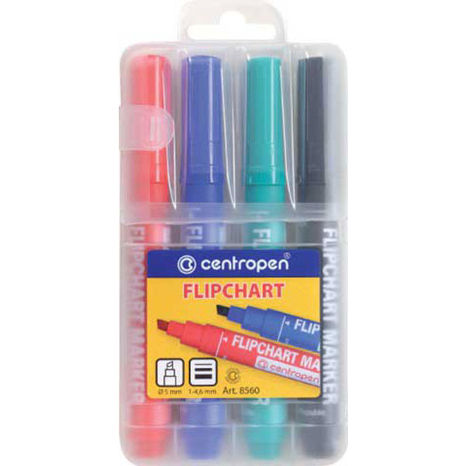 Popisovač Centropen 8560/4 sada