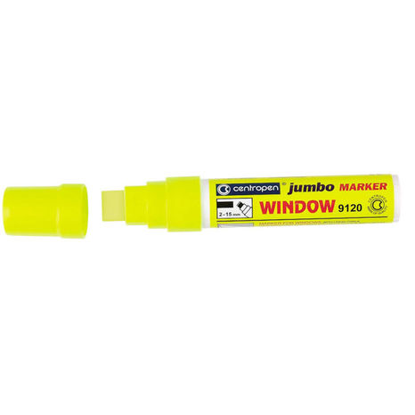 Popisovač Centropen 9120 JUMBO WINDOW žltý