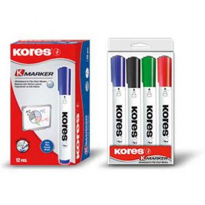 Popisovač KORES K-Marker mix 4ks