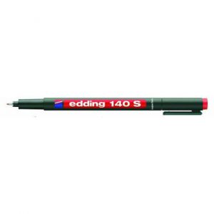 Popisovač edding 140 S červený