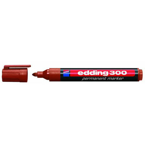Popisovač edding 300 hnedý