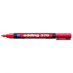 Popisovač edding 370 červený