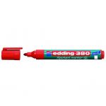 Popisovač edding 380 červený na flipch. bloky