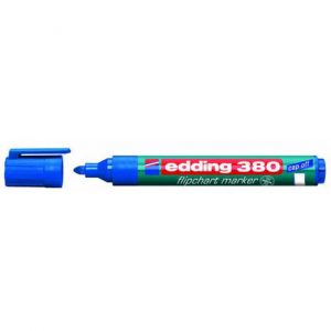 Popisovač edding 380 modrý na flipch. bloky