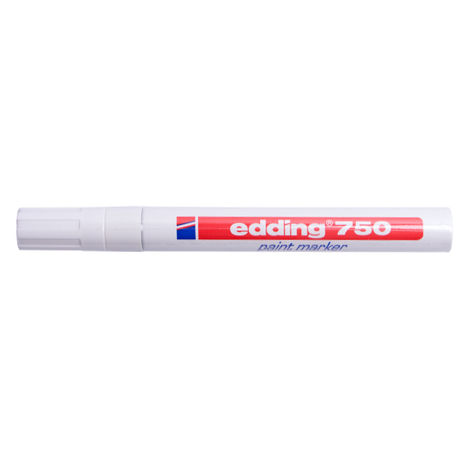 Popisovač edding 750 biely lakový