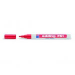 Popisovač edding 751 červený lakový