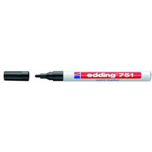 Popisovač edding 751 čierny lakový