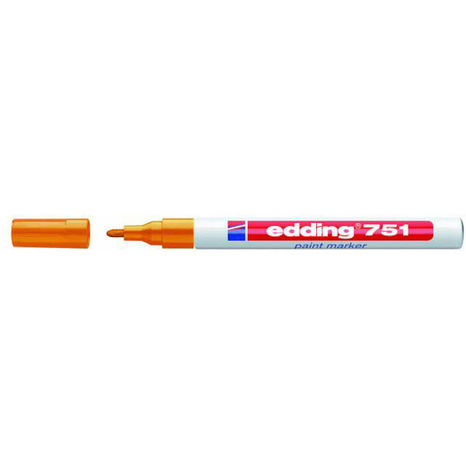 Popisovač edding 751 oranžový lakový