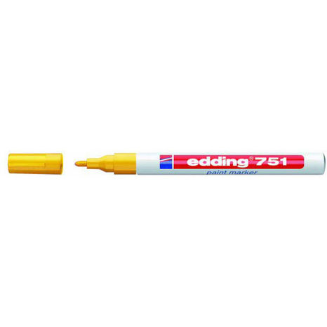Popisovač edding 751 žltý lakový