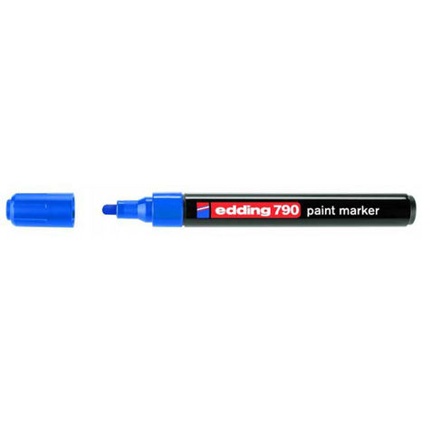 Popisovač edding 790 modrý lakový