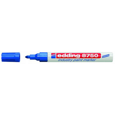 Popisovač edding 8750 modrý lakový
