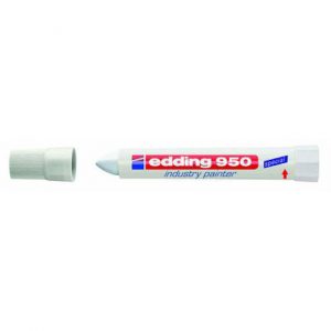 Popisovač edding 950 biely voskový