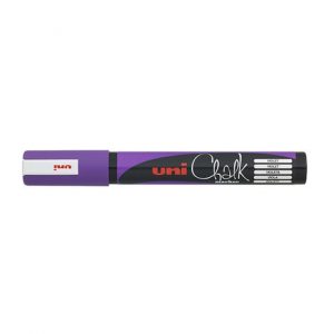 Popisovač kriedový UNI PWE-5M fluor fialový
