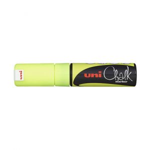 Popisovač kriedový UNI PWE-8K fluor žltý