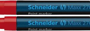 Popisovač lakový SCHNEIDER Maxx 270, 1-3 mm, červená