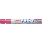 Popisovač lakový UNI PX-20 ružový