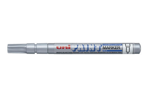 Popisovač lakový UNI PX-21 strieborný