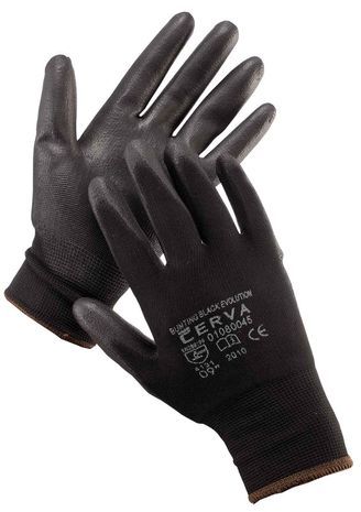 Rukavice BUNTING BLACK EVOLUTION PU č.6