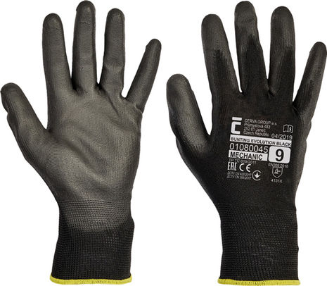 Rukavice BUNTING BLACK EVOLUTION, veľ.11