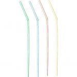 Slamky 21cm /flexi pruhované /1000ks